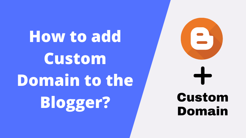 how to add domain in blogger