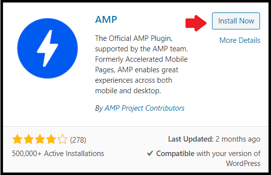 amp in astra theme