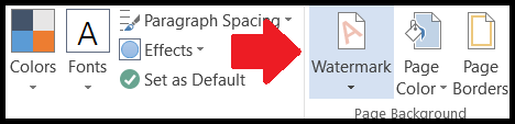 How to Insert Watermark in Word