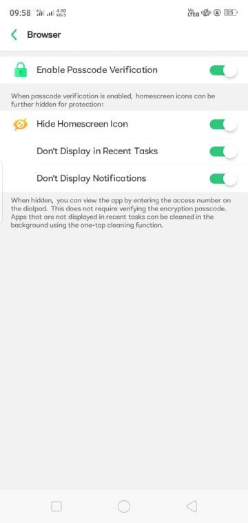 how to hide apps in oppo mobile