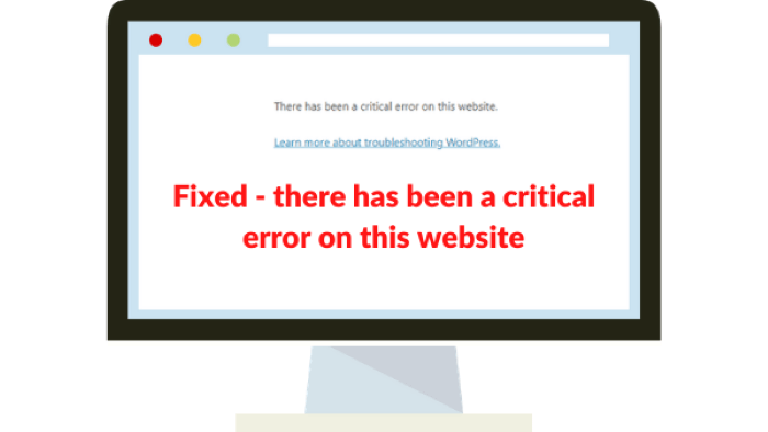 You are currently viewing [Problem Solved] – There has been a critical error on this website.