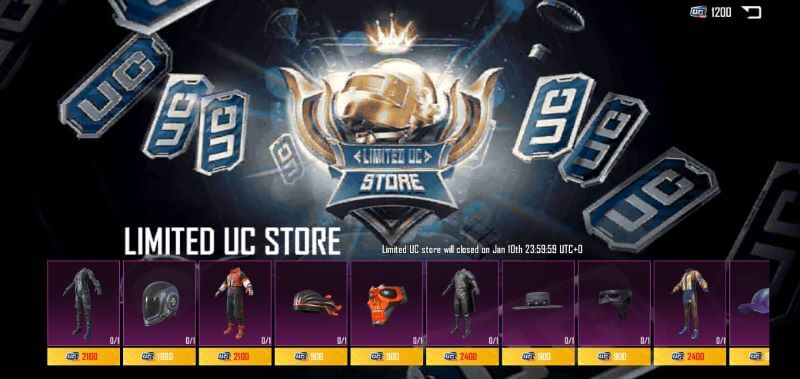 You are currently viewing Limited UC Store in BGMI – Get about 3000 Limited UC for free