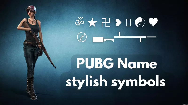 pubg name stylish symbol