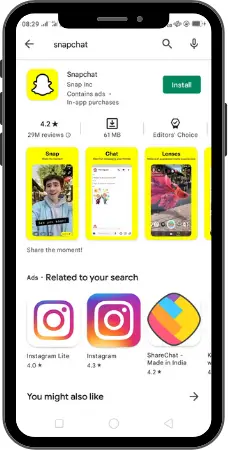 how to earn from snapchat app