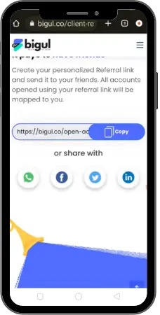 How to refer and earn on Bigul app