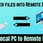 How to transfer files from a local to a remote desktop?