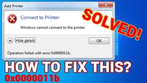 Read more about the article [Fixed] Windows cannot connect to the printer – Error 0x0000011b