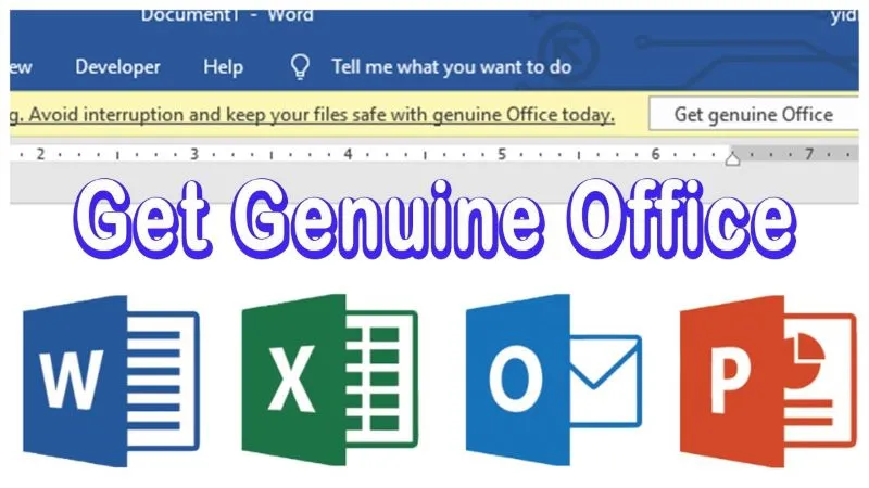 You are currently viewing How to remove “Get genuine Office” notification on Office app?